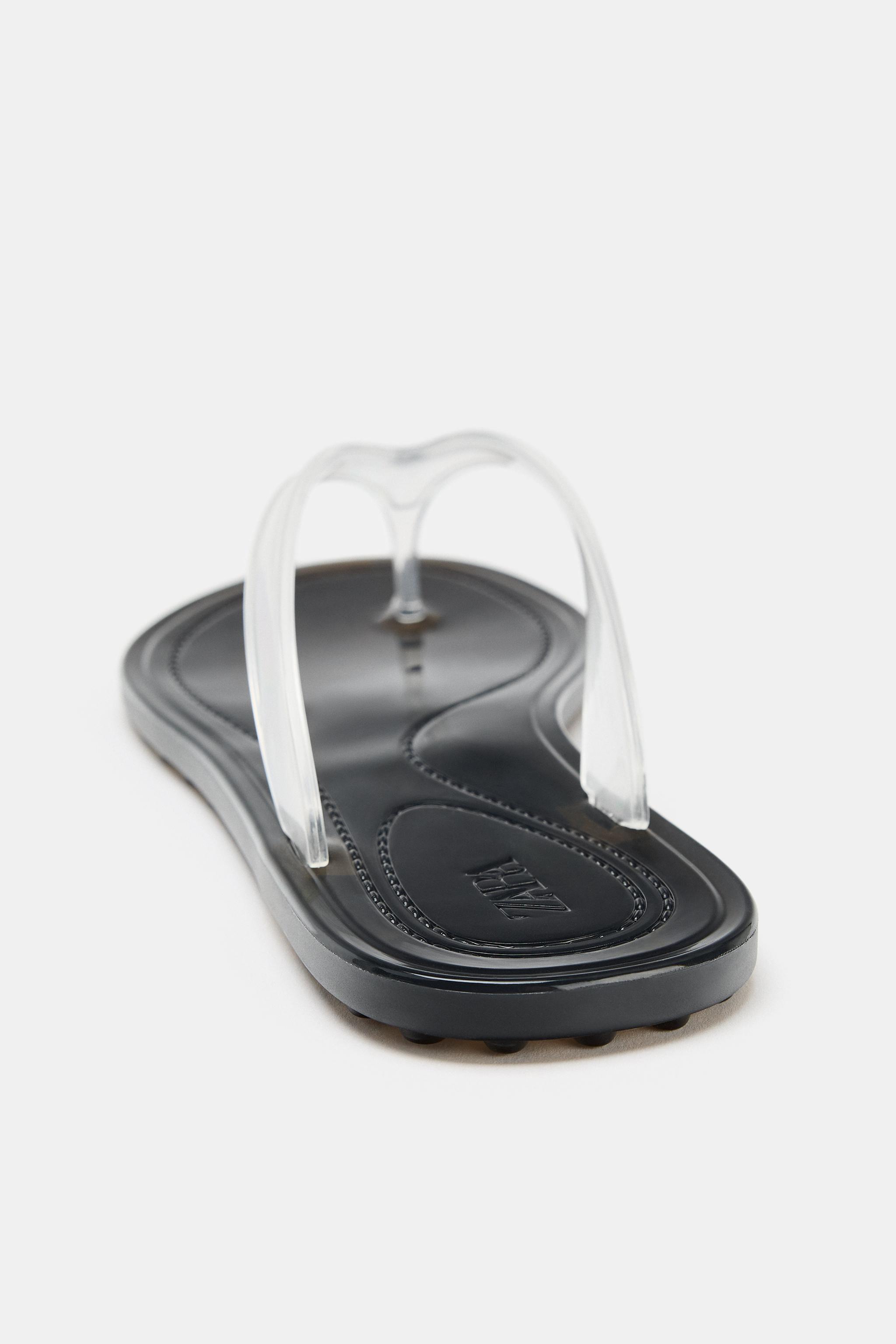 VINYL SLIDE SANDALS